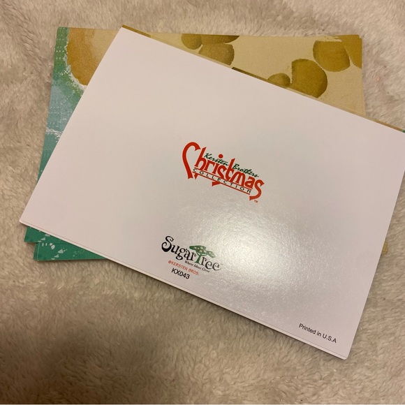 Sugartree Tropical Santa Christmas Cards 17 Unused No Envelope - Picture 4 of 4